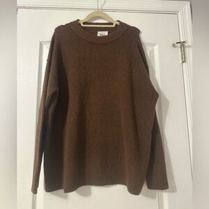 Aerie Unreal Brown Sweater S